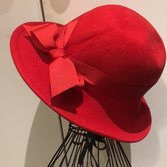 Vintage hat with ribbon. Found in grandma‘s closet. Medium. - Picture 4 of 5